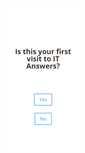 Mobile Screenshot of itanswers.sg